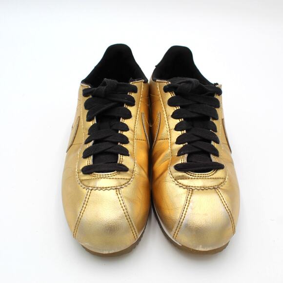 Nike Cortez XLV Gold Metallic Sneakers Womens 7.5 Limited Edition Retro 70s Y2K - Picture 3 of 13